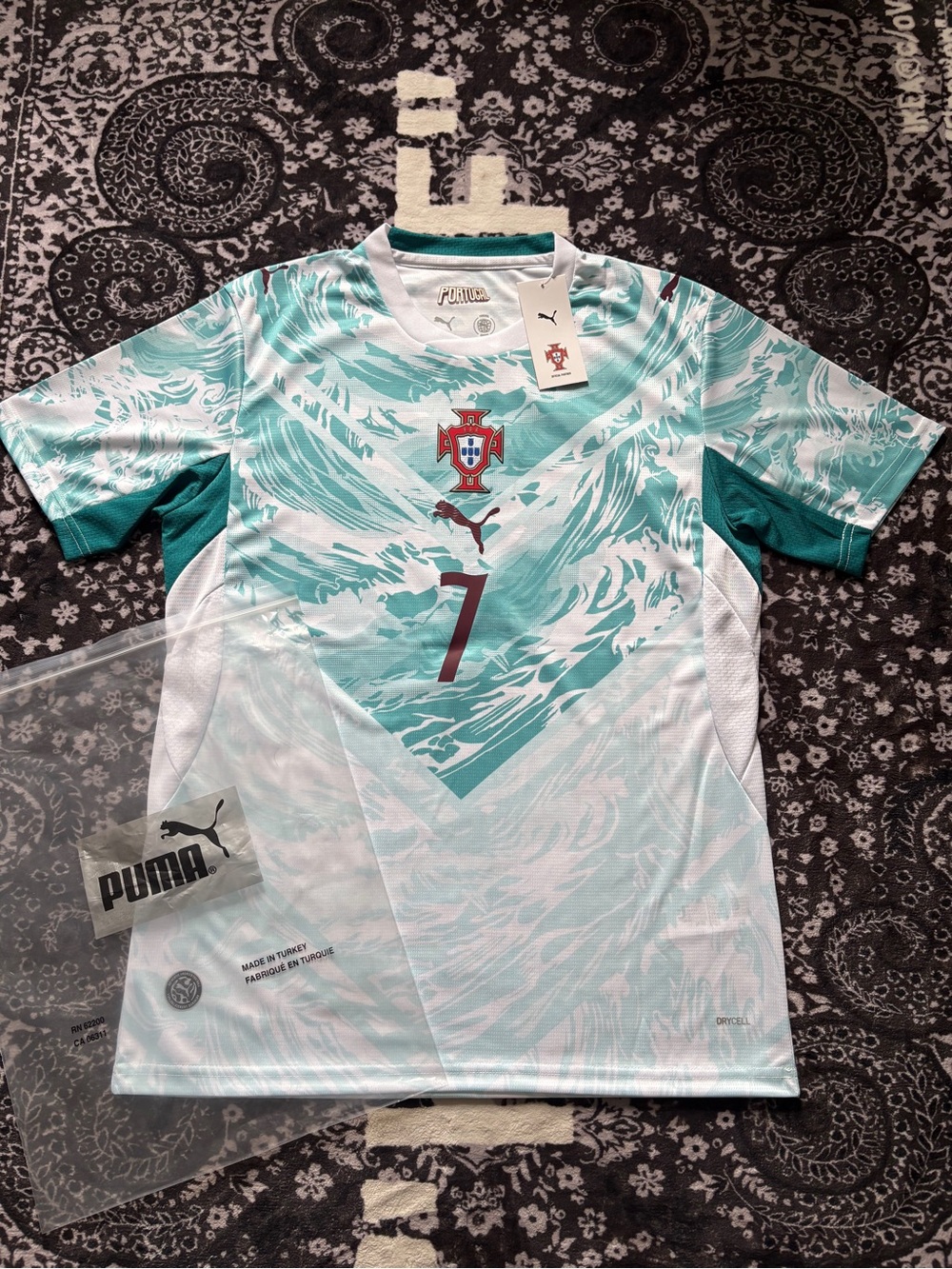 Portugal Away Jersey Cristiano Ronaldo World Cup 2026 #7 Men Size